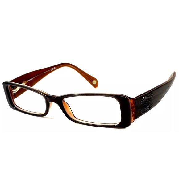 CHANEL eye 👁️ glasses 👓 3095-B 882 49-16 135 ITALY brown burgundy frame ONLY - Picture 1 of 16